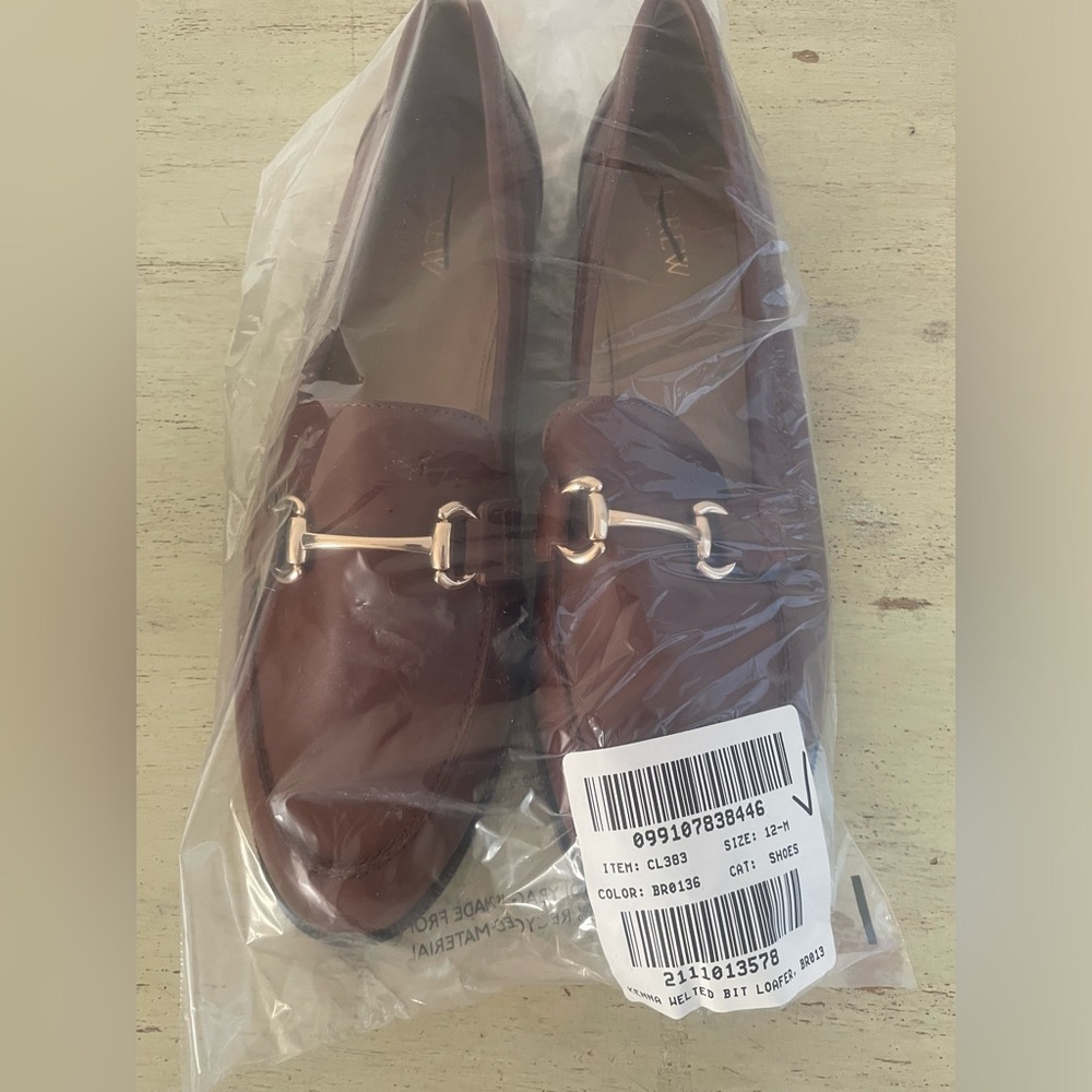 J. CREW Classic Bit Vegan Leather Loafers in Antique Oak Size 12 M $148 CL383 - Picture 2 of 8